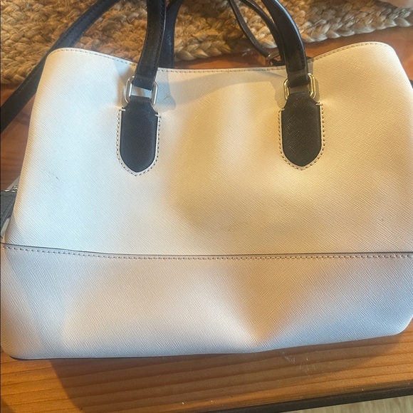 Kate Spade White Nude and Black Tote - Picture 5 of 7